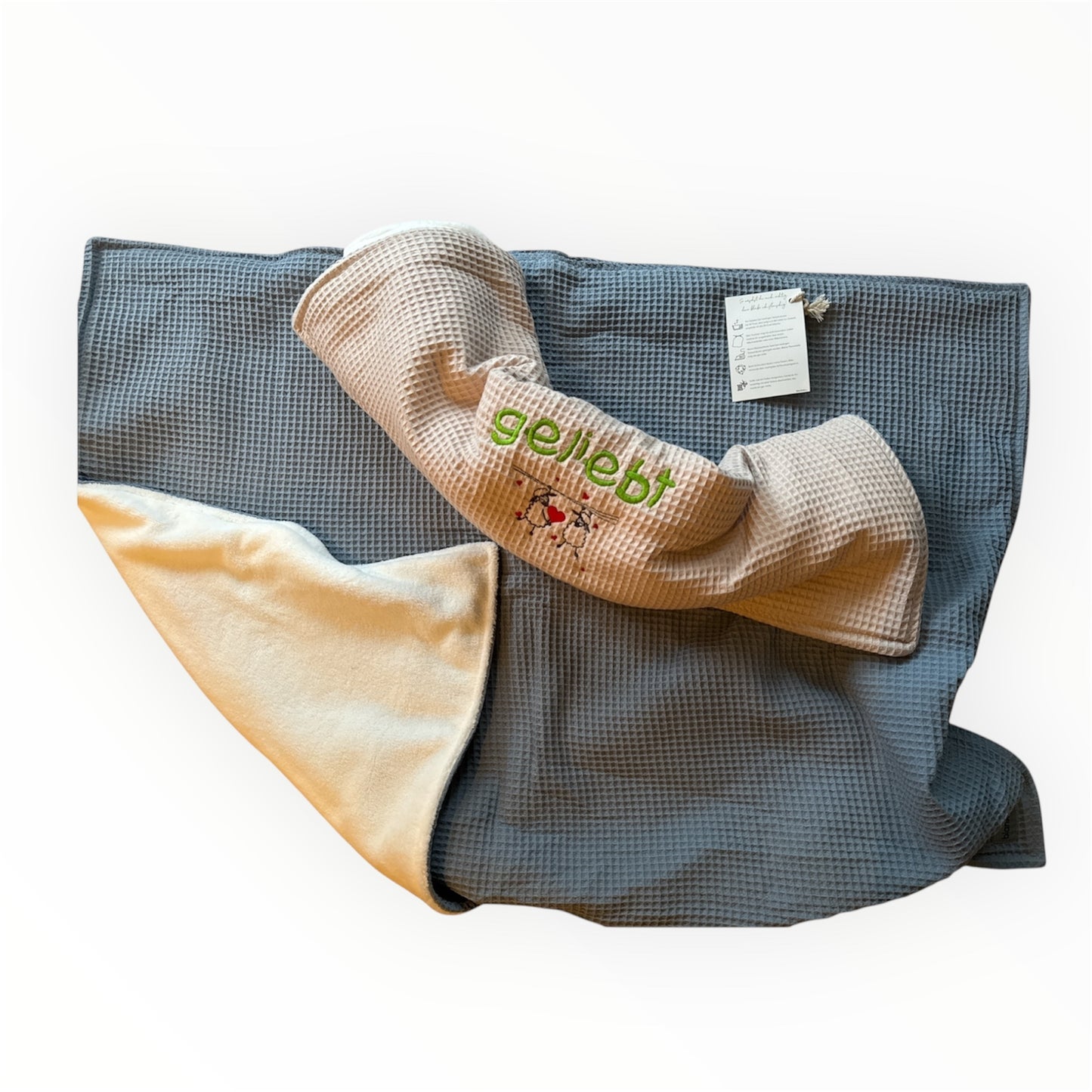 Babydecke mit Name|Wort|Datum personalisierbar