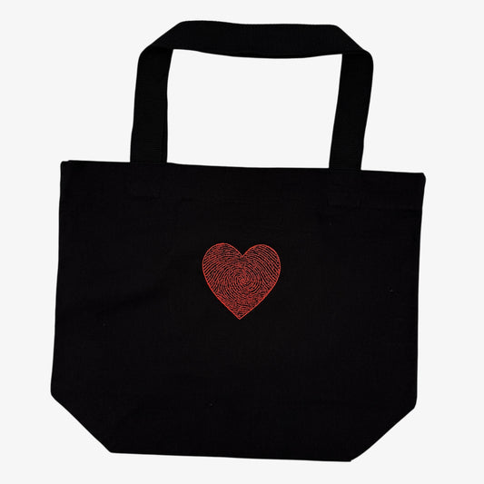 Markttasche | Herz Fingerabdruck