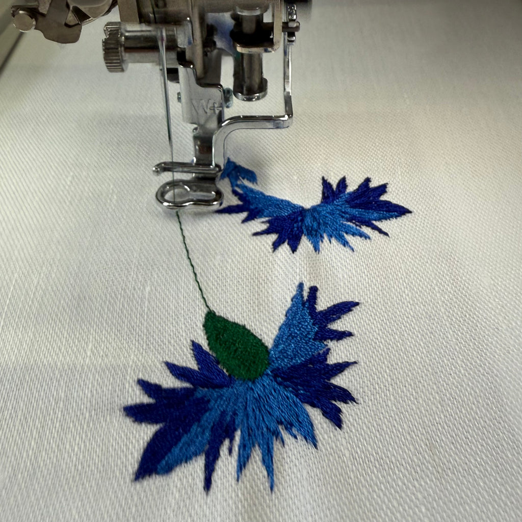 Serviette Halbleinen 50/50cm | Kornblume